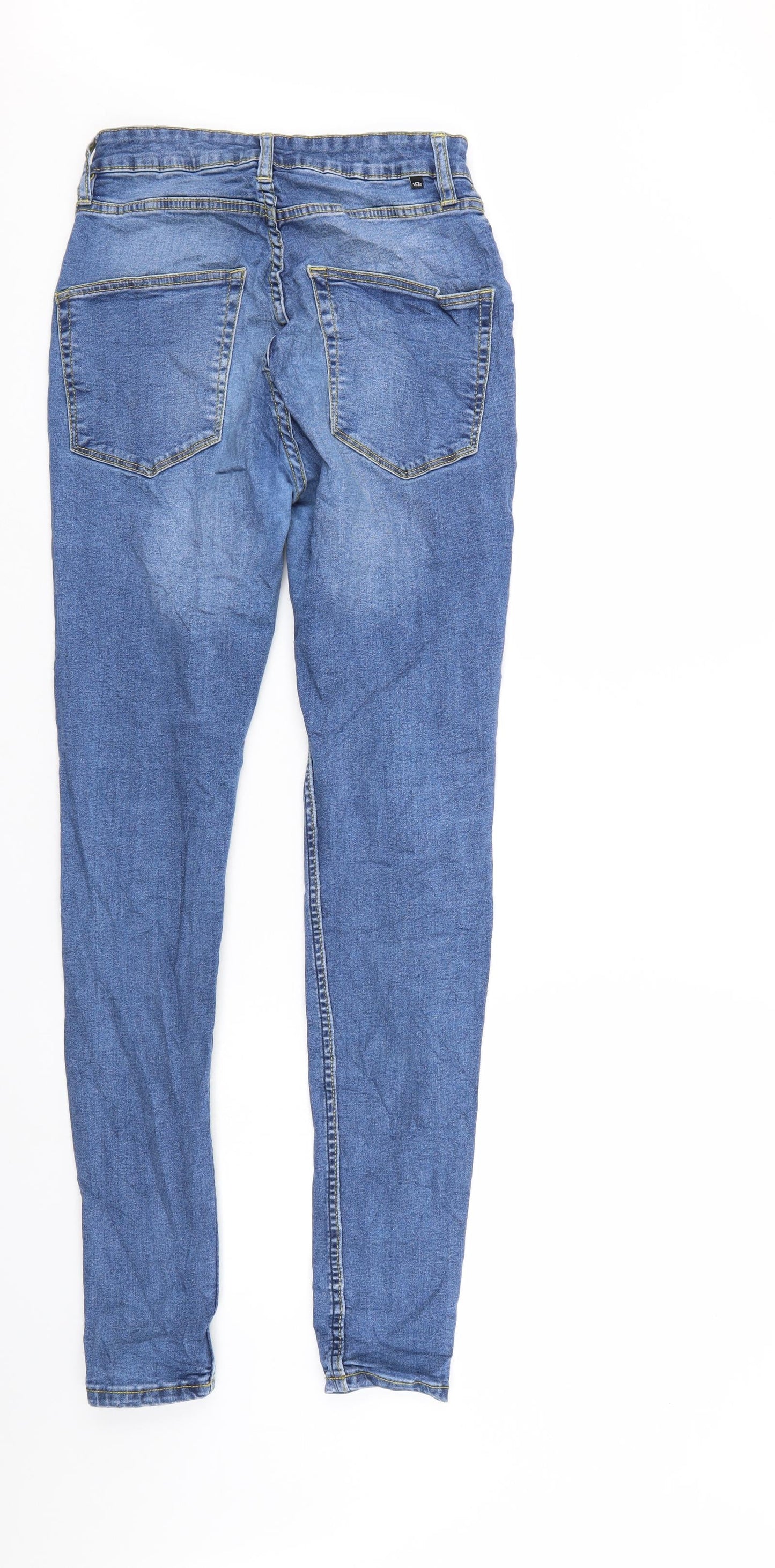 157 Womens Blue  Denim Tapered Jeans Size M L31 in