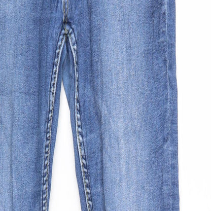 157 Womens Blue  Denim Tapered Jeans Size M L31 in