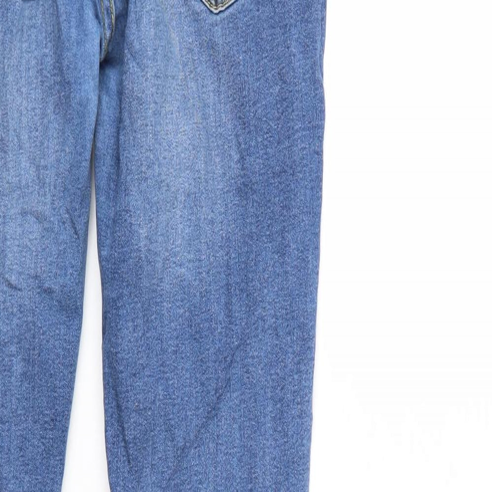 157 Womens Blue  Denim Tapered Jeans Size M L31 in