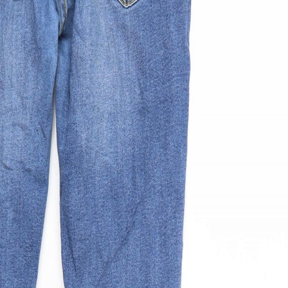 157 Womens Blue  Denim Tapered Jeans Size M L31 in
