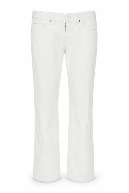 GIN TONIC Womens White  Denim Straight Jeans Size 10 L31 in