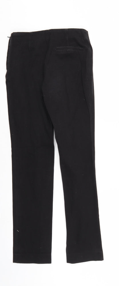 Womens UK Size 6 H&M Regular Fit Straight Black Jeans