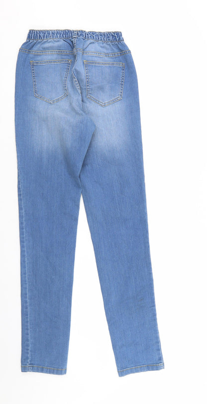 Womens UK Size 25 in Preworn Regular Fit Jegging Blue Jeans
