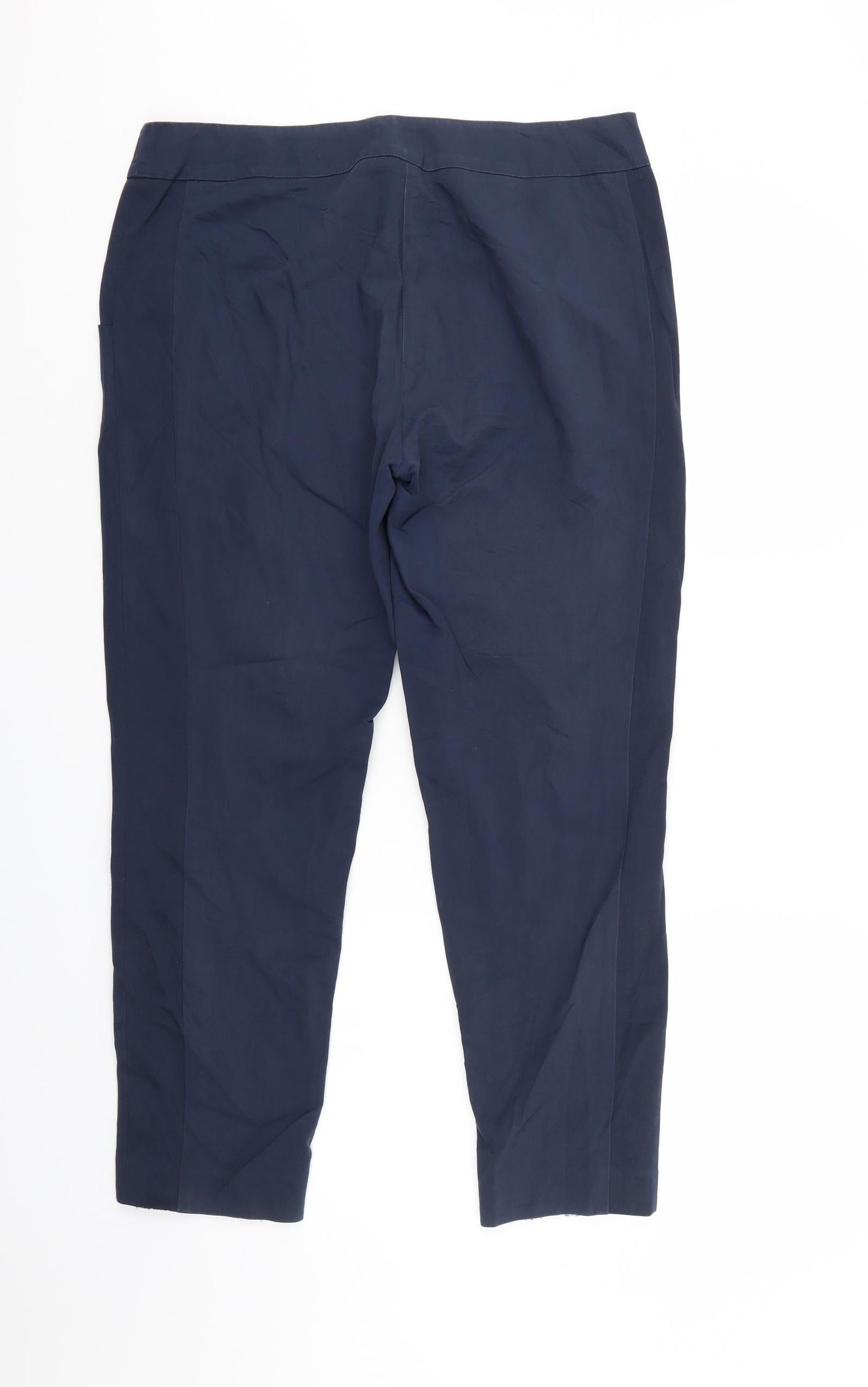 Bialcon Womens Blue   Trousers  Size 12 L26 in