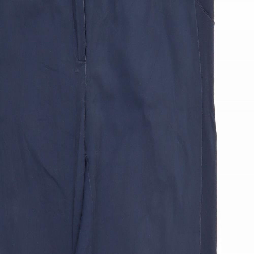 Bialcon Womens Blue   Trousers  Size 12 L26 in