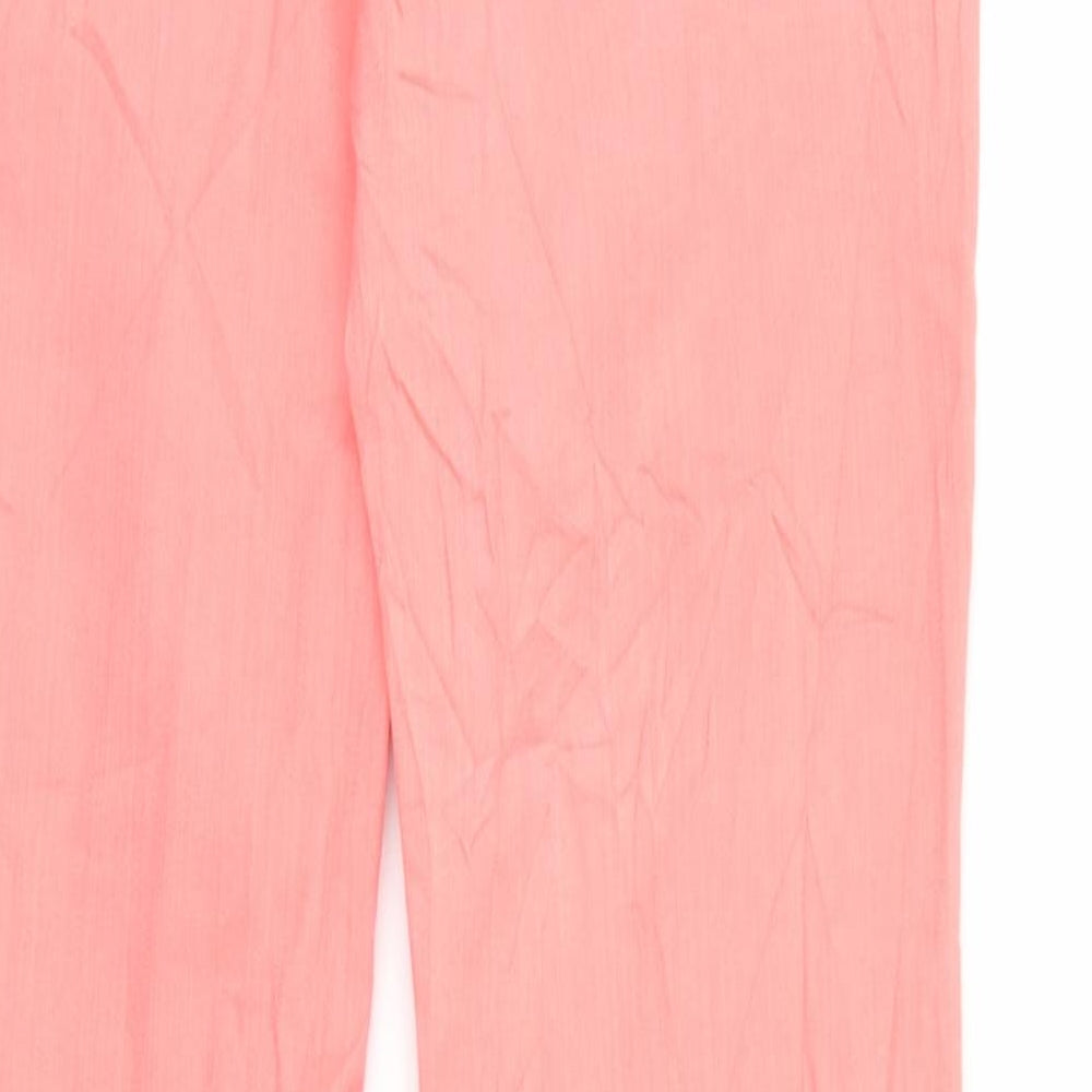 Womens UK Size 8 Gina Regular Fit Straight Pink Jeans