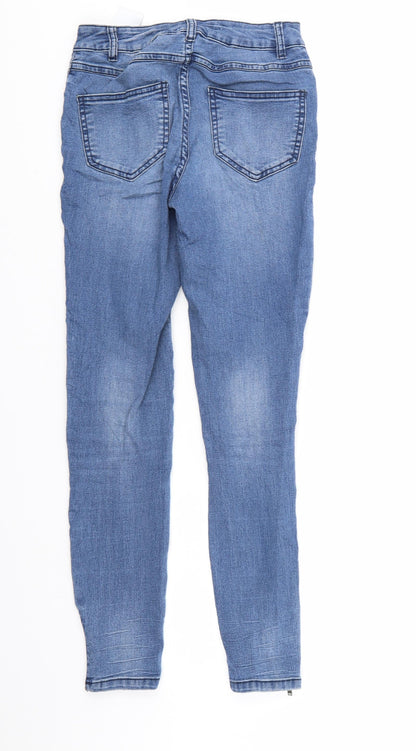 Womens UK Size  VILA Regular Fit Tapered Blue Jeans