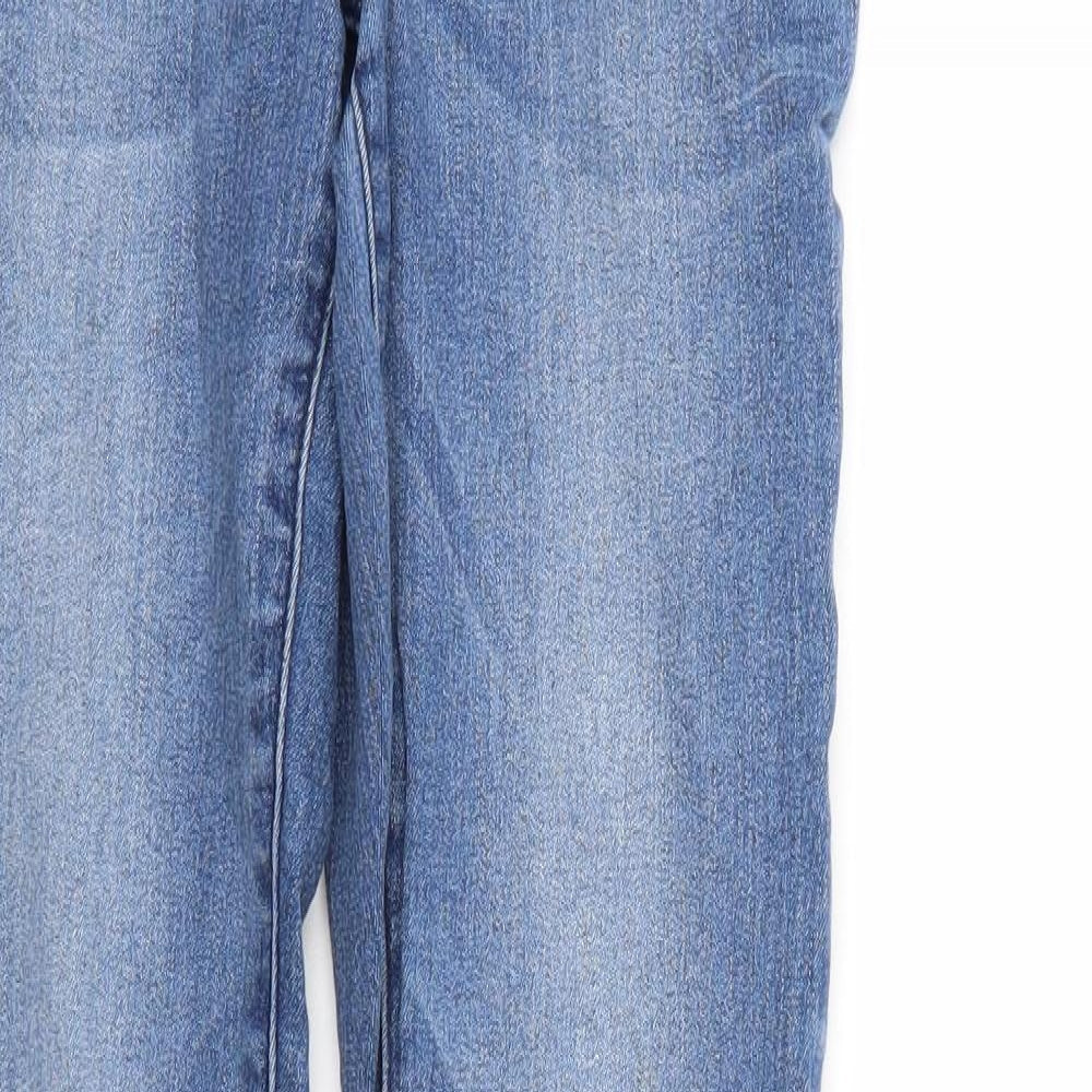 Womens UK Size  VILA Regular Fit Tapered Blue Jeans