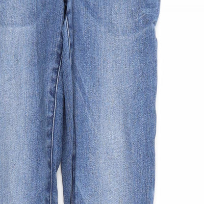 Womens UK Size  VILA Regular Fit Tapered Blue Jeans