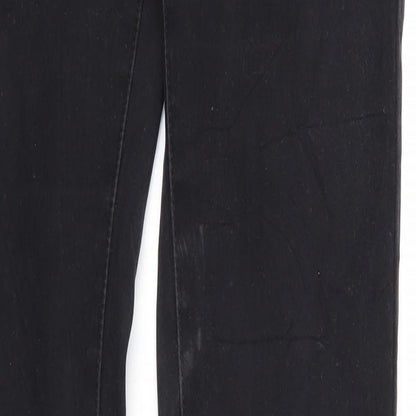 Big mantis Womens Black  Denim Straight Jeans Size 30 in L32 in