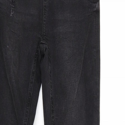 Denim & Co. Womens Black  Denim Skinny Jeans Size 6 L27 in