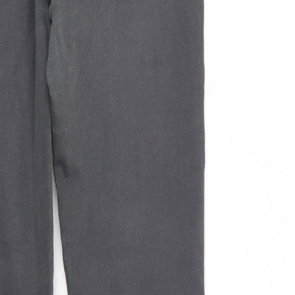 Denim & Co. Womens Grey  Denim Skinny Jeans Size 12 L29 in - Elastic Waist