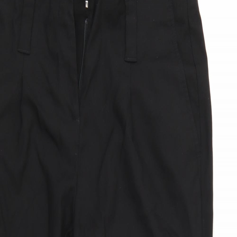 Womens UK Size 8 NEXT Regular Fit  Black Trousers