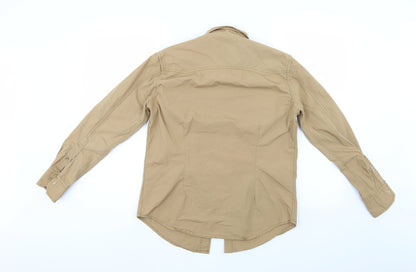 K2 Womens Beige   Basic Button-Up Size S