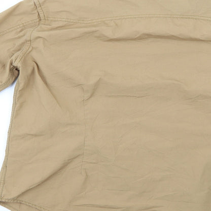 K2 Womens Beige   Basic Button-Up Size S