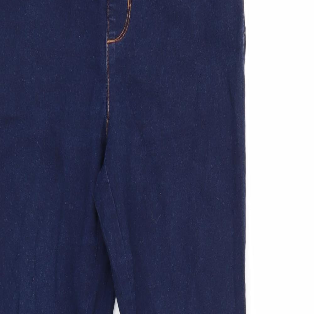 Denim & Co. Womens Blue  Denim Jegging Jeans Size 8 L26 in