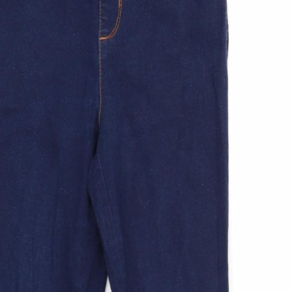 Denim & Co. Womens Blue  Denim Jegging Jeans Size 8 L26 in