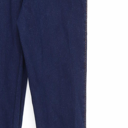 Denim & Co. Womens Blue  Denim Jegging Jeans Size 8 L26 in