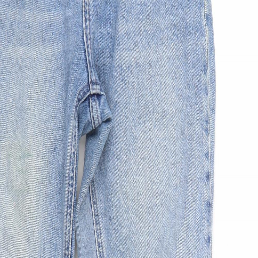 ASOS Mens Blue  Denim Straight Jeans Size 26 L28 in