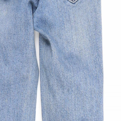 ASOS Mens Blue  Denim Straight Jeans Size 26 L28 in