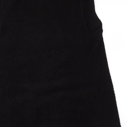 BHS Womens Black   Wrap Jumper Size 18