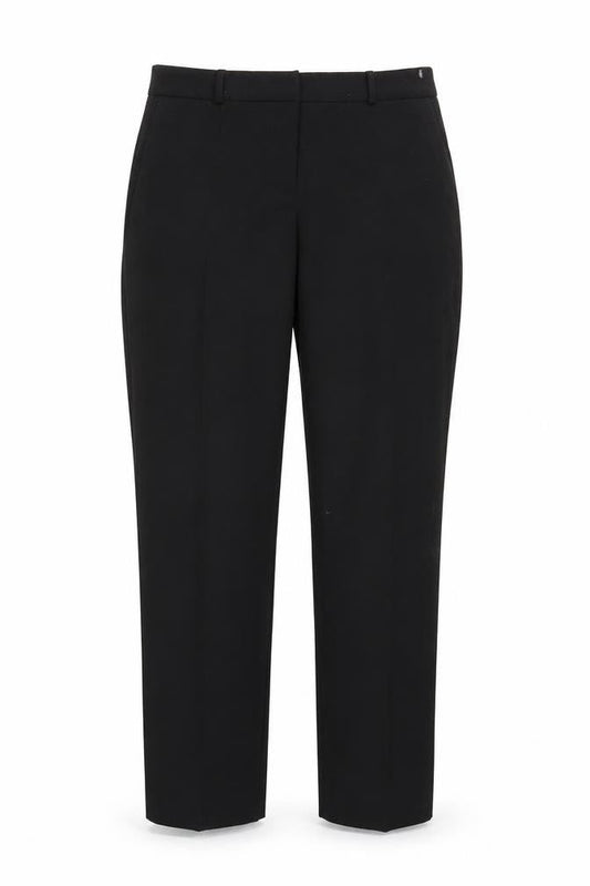 Womens UK Size 12 M&Co Regular Fit Dress Pants Black Trousers