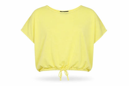 F&F Womens Yellow   Pullover Jumper Size 10  - cropped