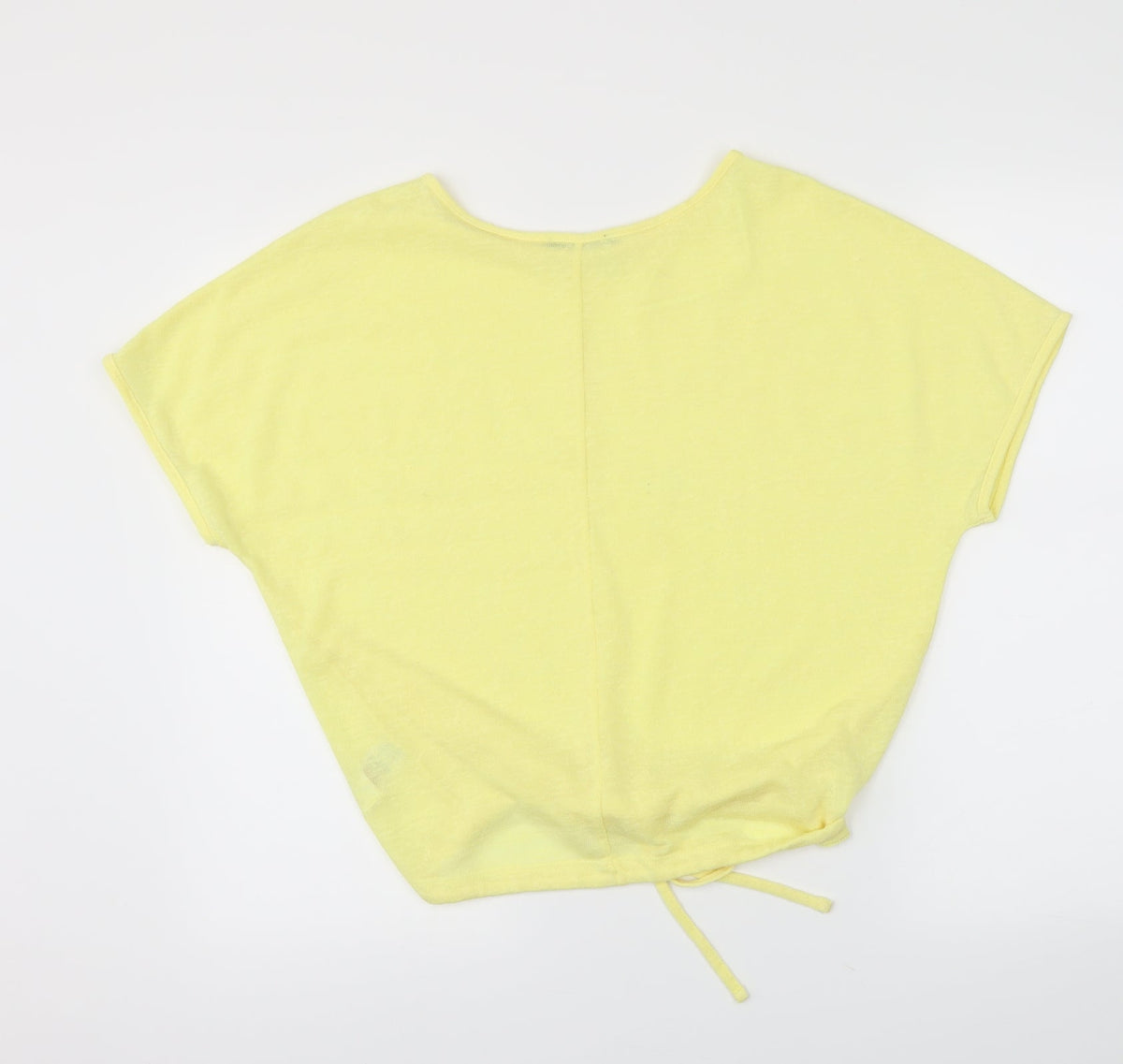 F&F Womens Yellow   Pullover Jumper Size 10  - cropped