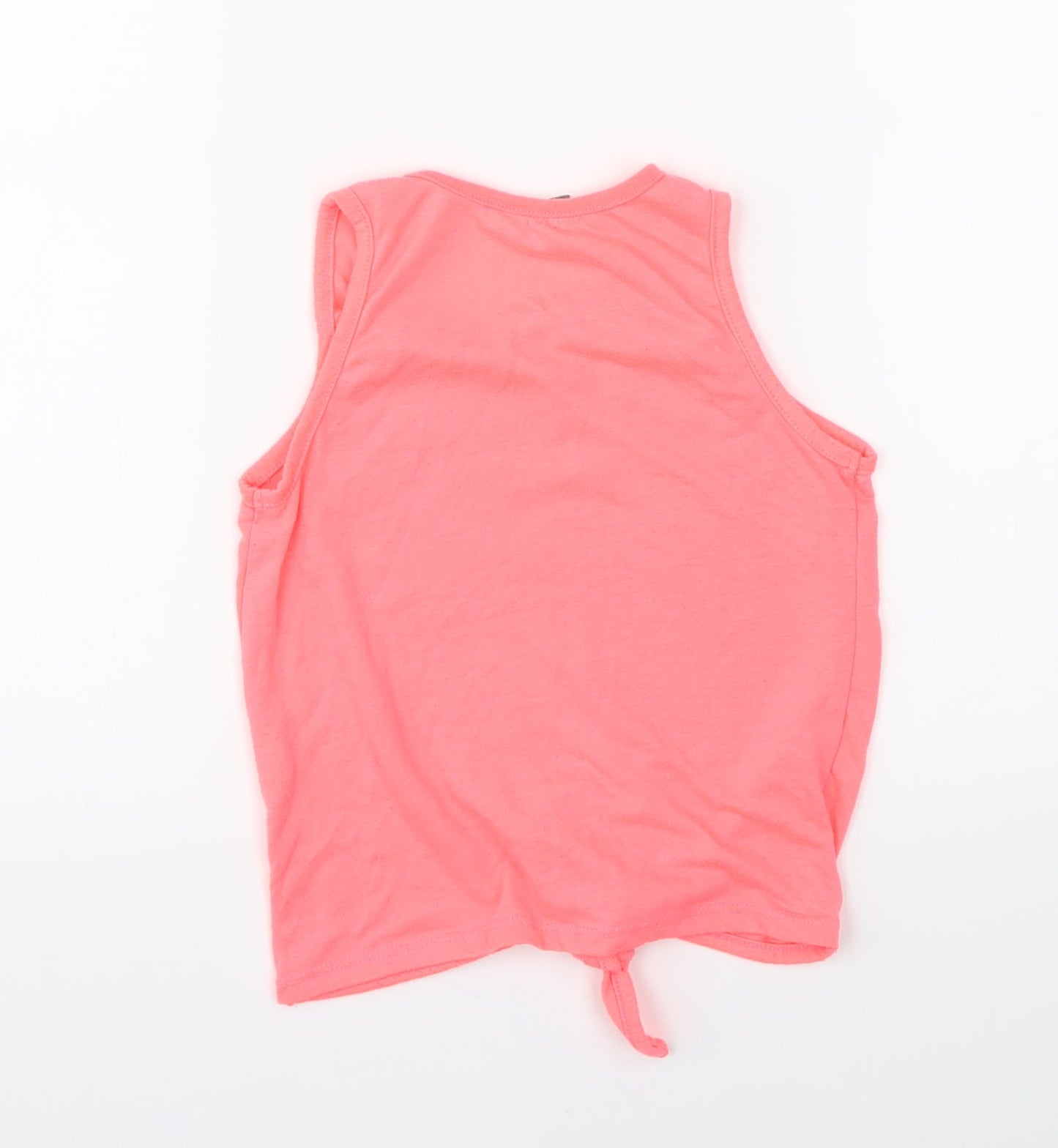 Primark Girls Pink   Cropped T-Shirt Size 6-7 Years  - Reversible Sequins
