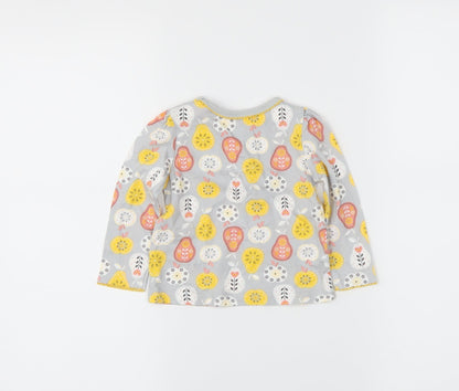 Tu Girls Grey   Basic T-Shirt Size 3-6 Months