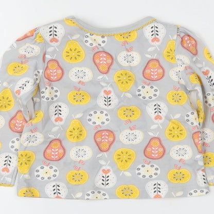 Tu Girls Grey   Basic T-Shirt Size 3-6 Months