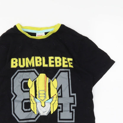 Pep&Co Boys Black   Basic T-Shirt Size 9-10 Years