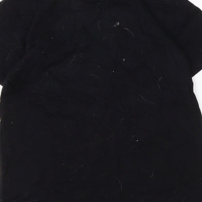 Pep&Co Boys Black   Basic T-Shirt Size 9-10 Years
