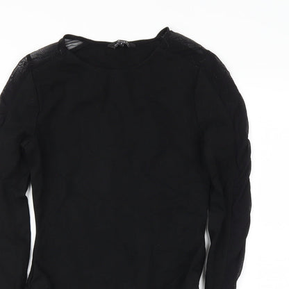 newlook Womens Black   Bodysuit One-Piece Size 8