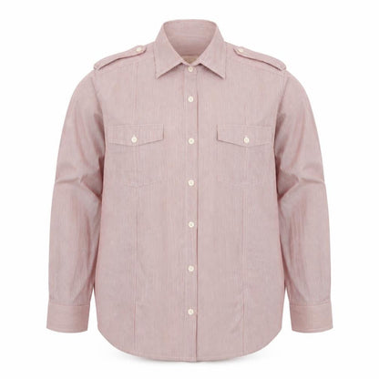 Mens UK Size XL NEXT Red  Button-Up Long Sleeve Casual Shirt