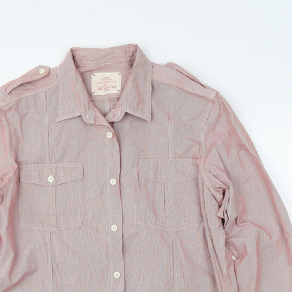Mens UK Size XL NEXT Red  Button-Up Long Sleeve Casual Shirt