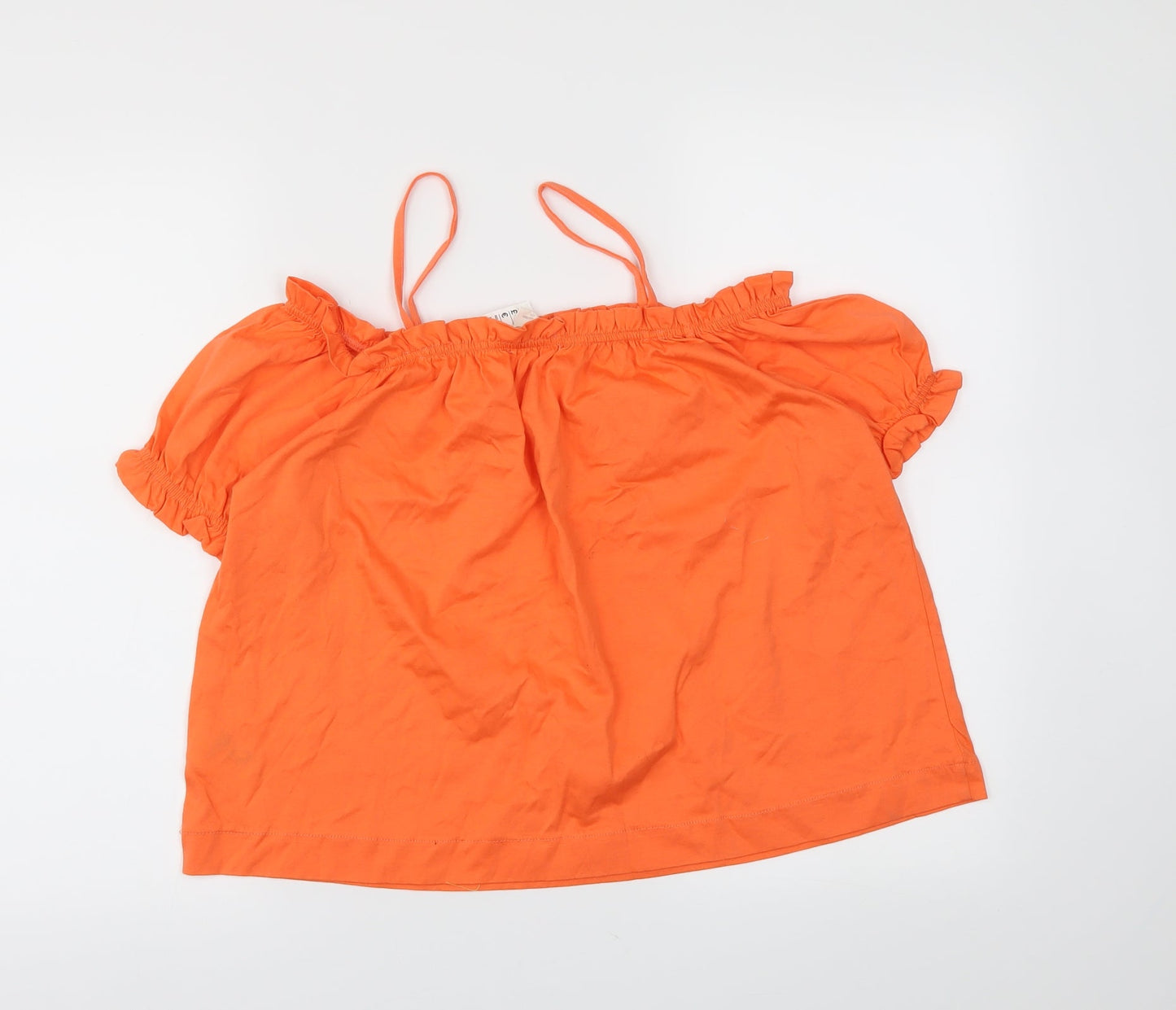 Womens UK Size S H&M Orange Basic Blouse
