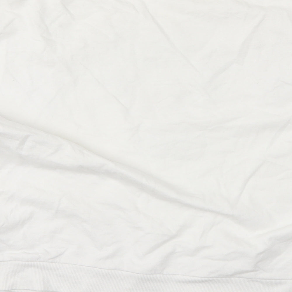 River Island Womens White   Pullover Sweatshirt Size 8