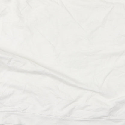 River Island Womens White   Pullover Sweatshirt Size 8