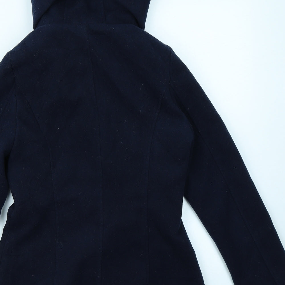 Womens UK Size 8 Atmosphere Blue Overcoat