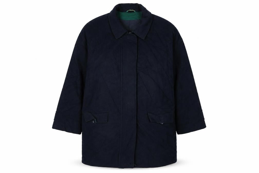 Womens UK Size 14 Canda Blue Overcoat