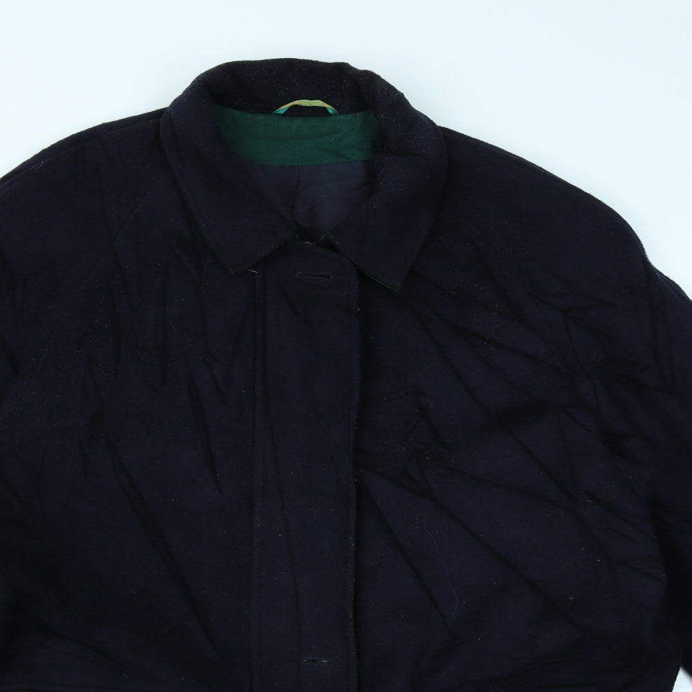 Womens UK Size 14 Canda Blue Overcoat
