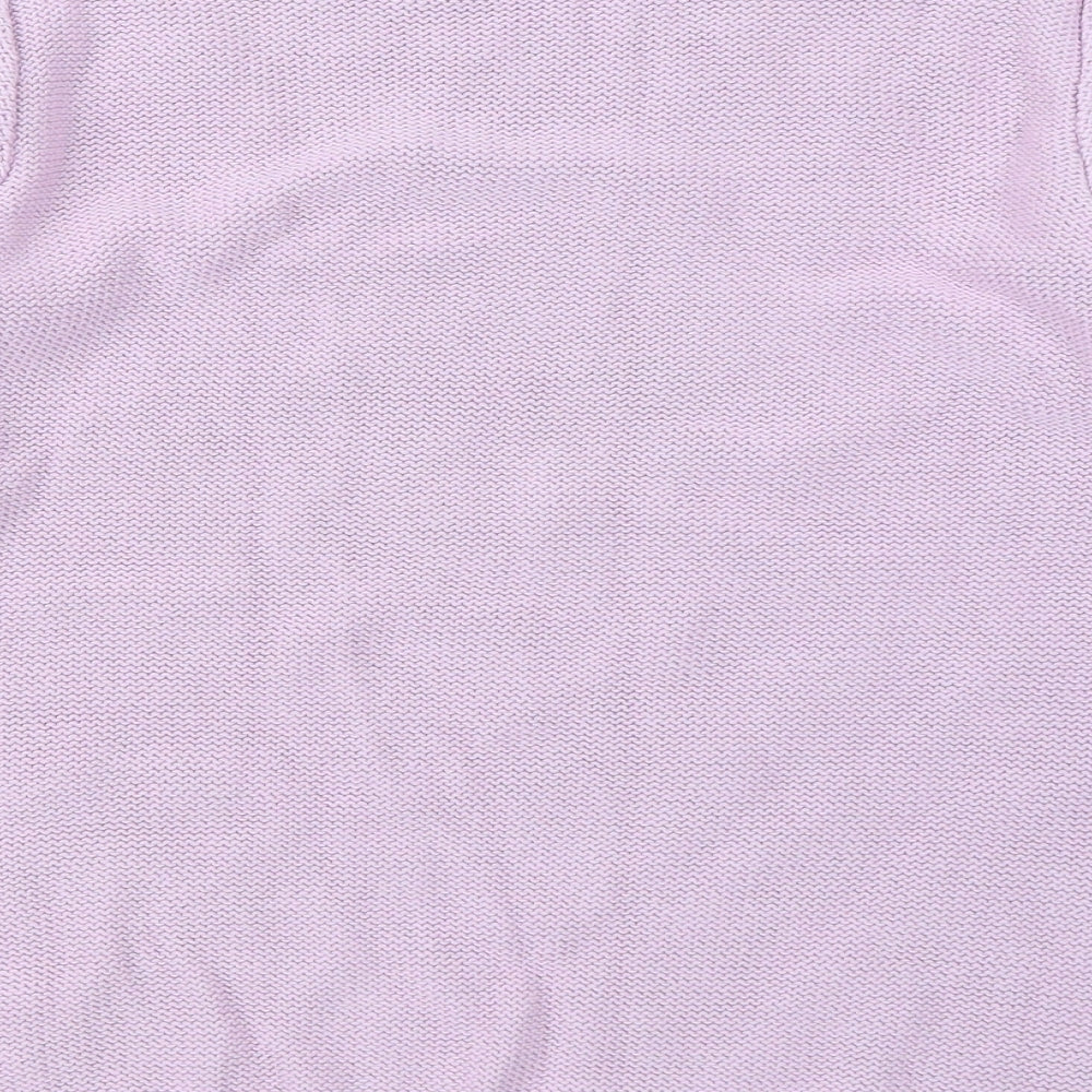 Damart Womens Purple  Knit Pullover Jumper Size 10