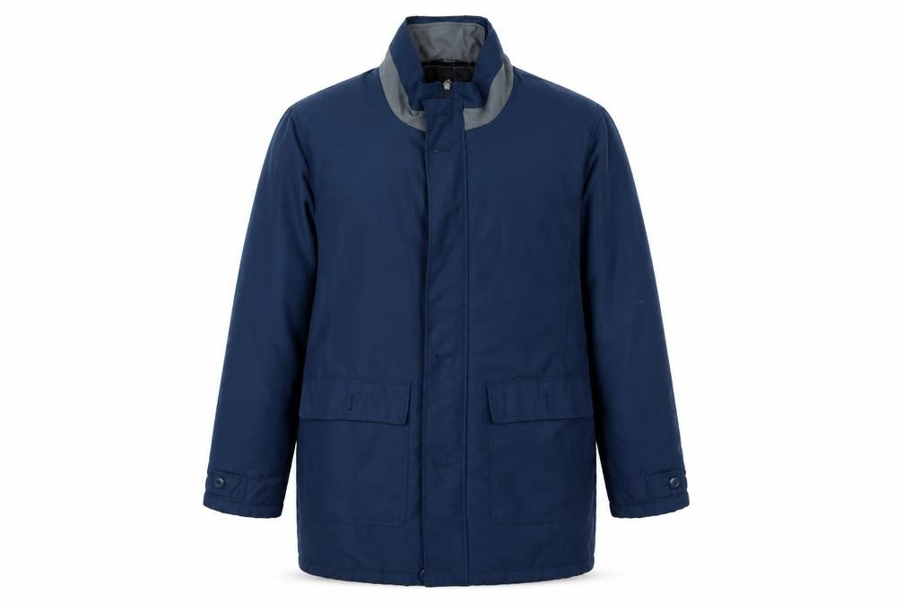 Mens UK Size M Premier Man Blue Rain Coat