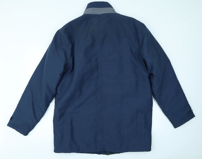 Mens UK Size M Premier Man Blue Rain Coat