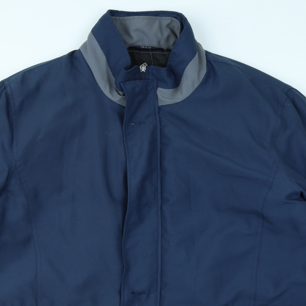 Mens UK Size M Premier Man Blue Rain Coat