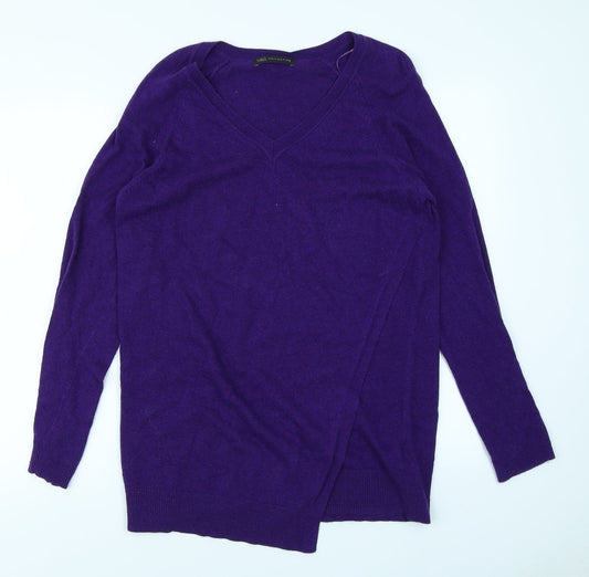 Marks & Spencer Collection Womens Purple  Knit Pullover Jumper Size 12