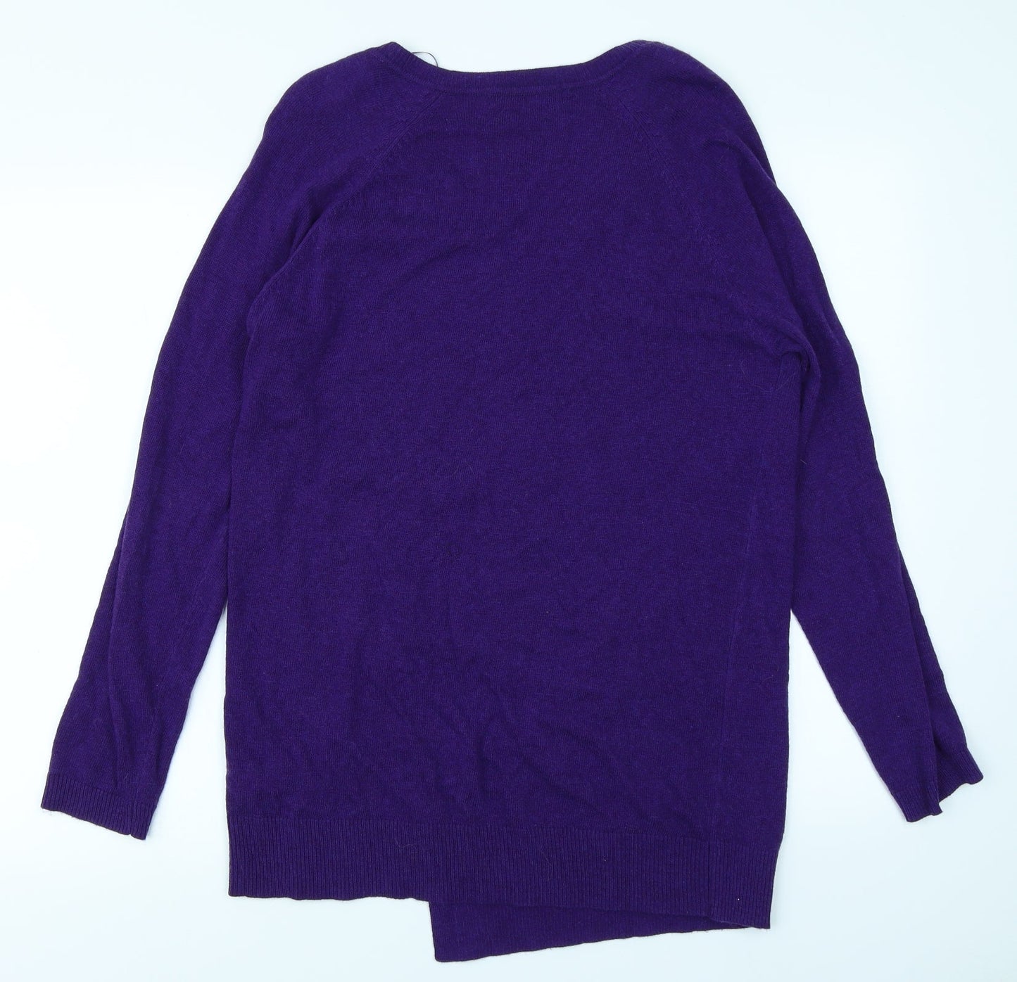 M&S Collection Womens Purple  Knit Pullover Jumper Size 12