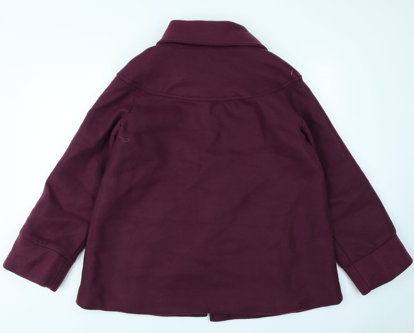 Womens UK Size 10 Anne De Lancay Purple Overcoat