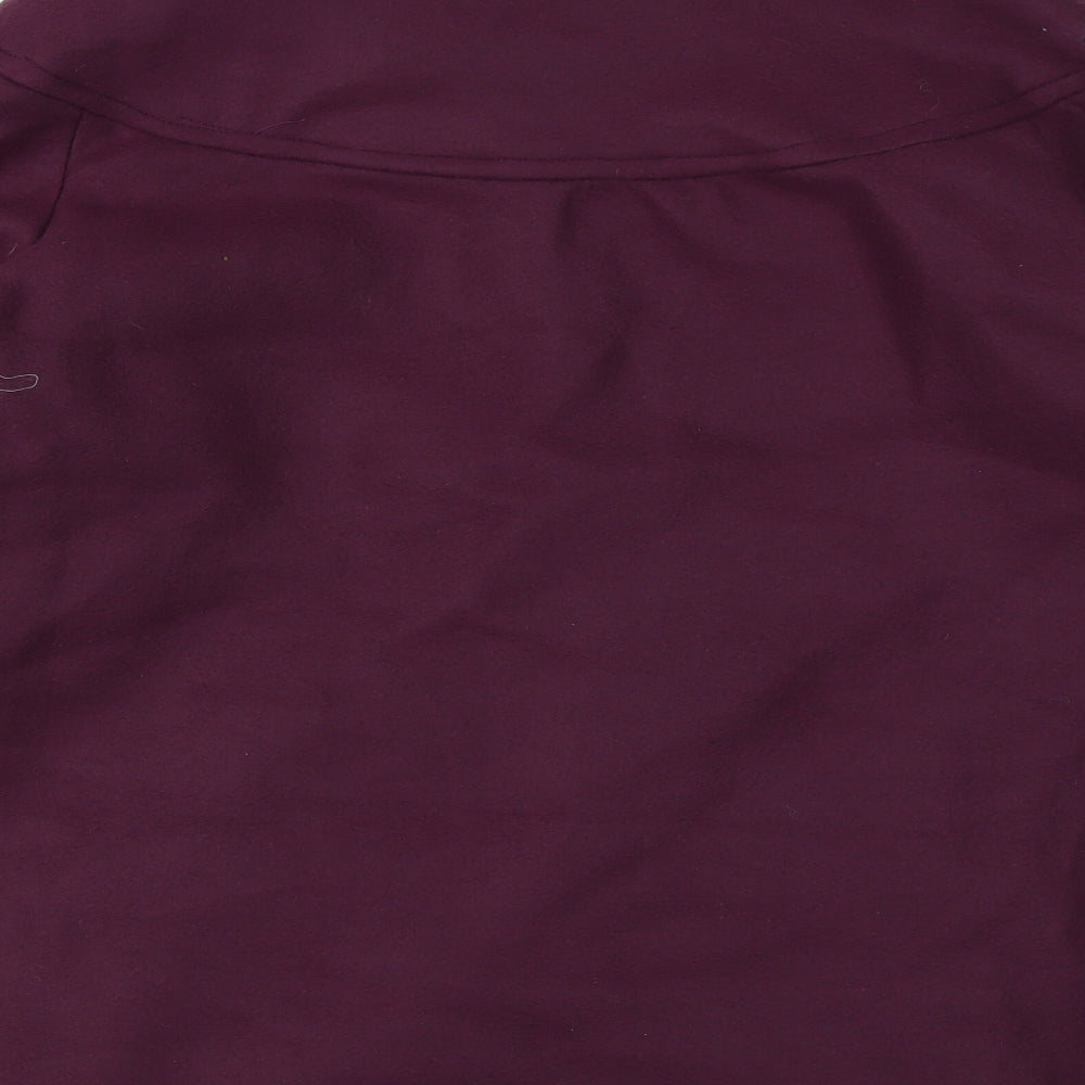 Womens UK Size 10 Anne De Lancay Purple Overcoat